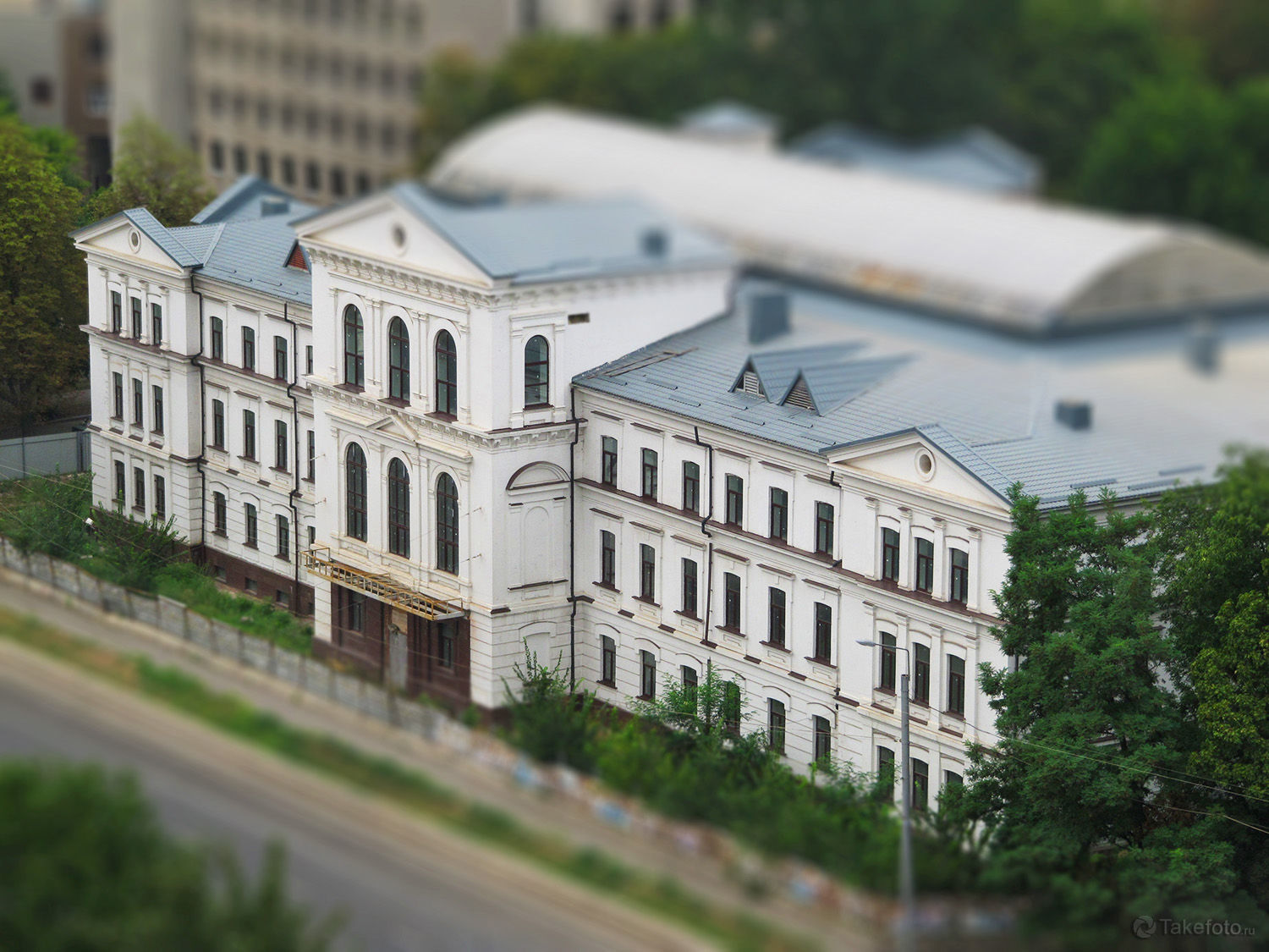 Обработка фотографии в стиле Tilt-Shift